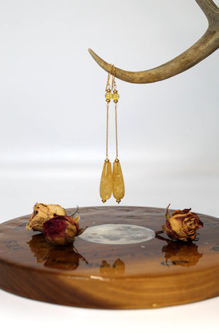 Citrine Pendulum Earrings
