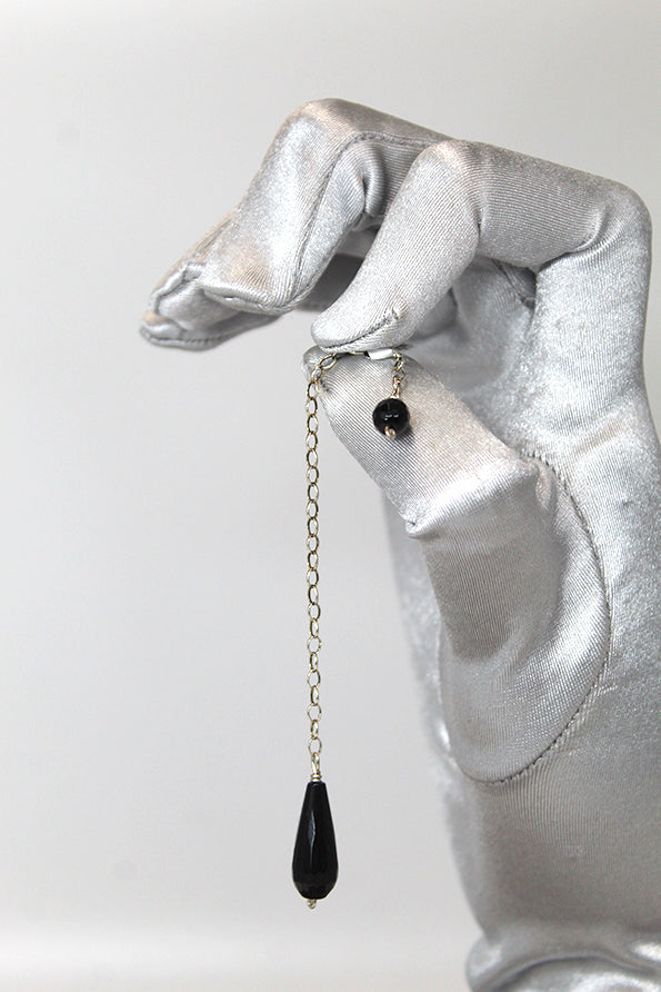 Black Onyx pendulum - Libra Moon