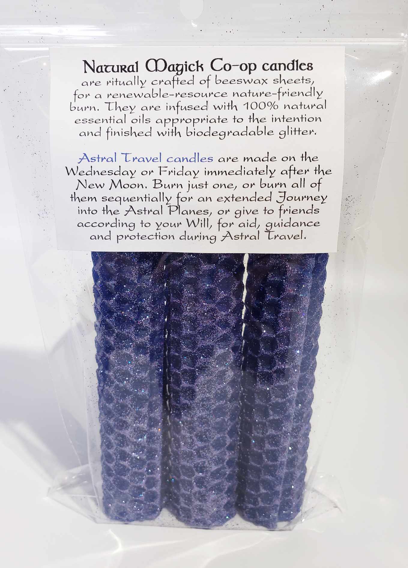 Astral Travel Candles - Natural Magick Co-op