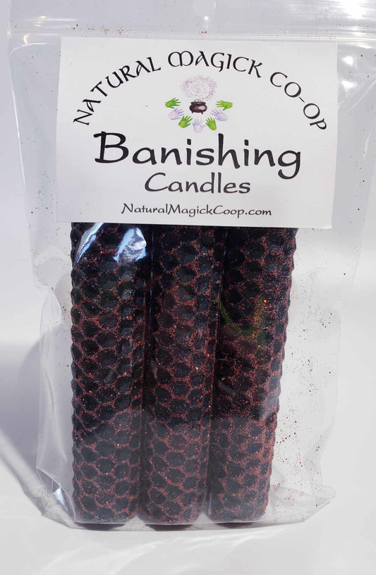 Banishing Candles - Natural Magick Co-op