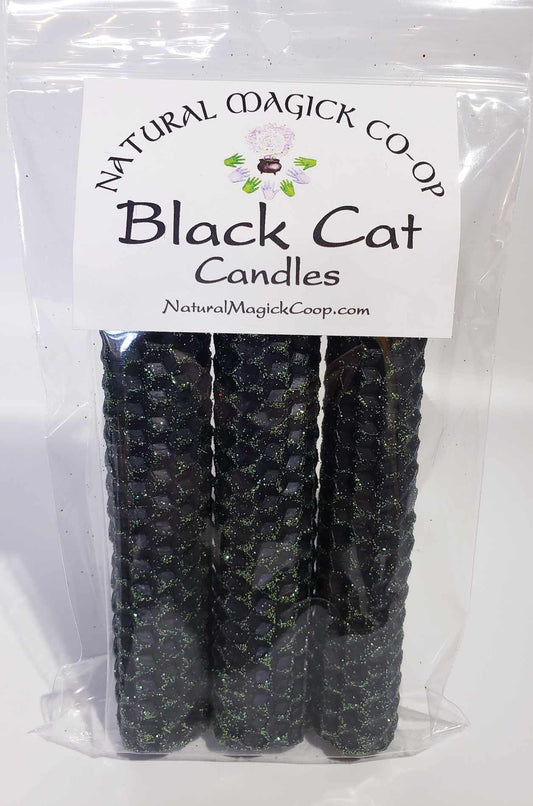 Black Cat Candles - Natural Magick Co-op