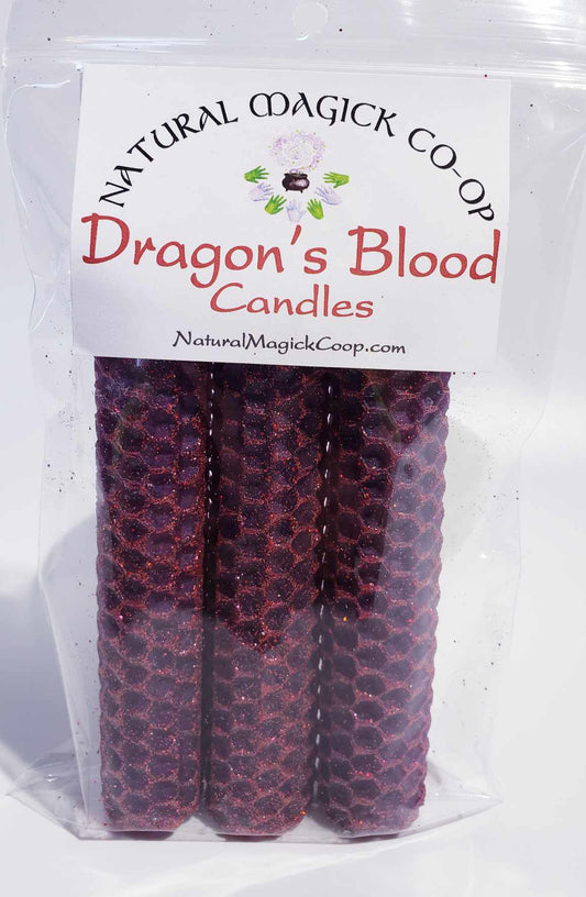 Dragon's Blood Candles - Natural Magick Co-op