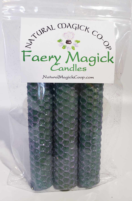 Faery Magick Candles - Natural Magick Co-op