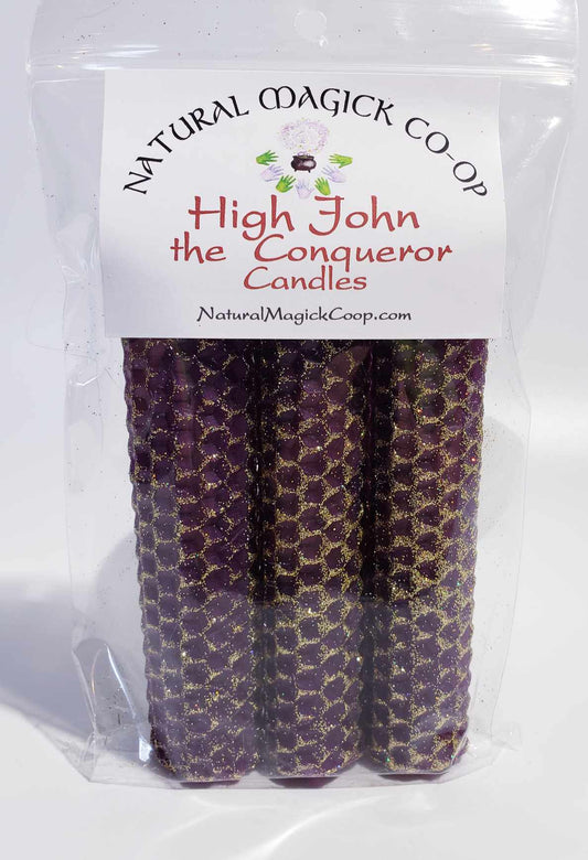 High John the Conqueror Candles - Natural Magick Co-op