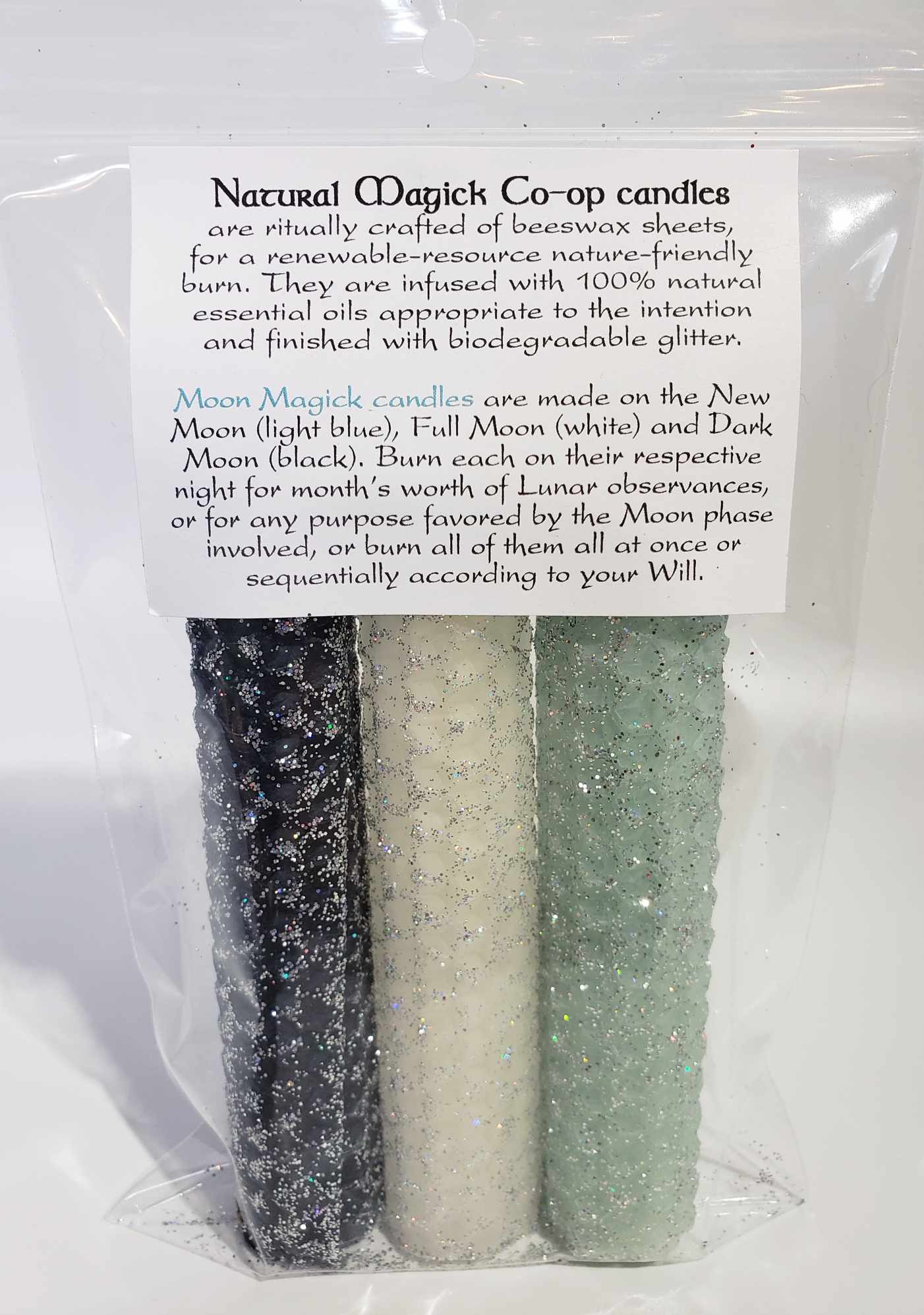 Moon Magick Candles - Natural Magick Co-op