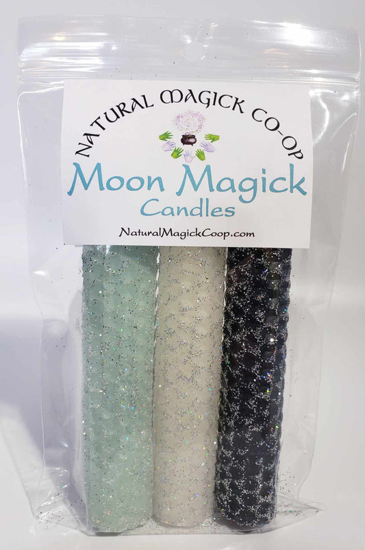 Moon Magick Candles - Natural Magick Co-op