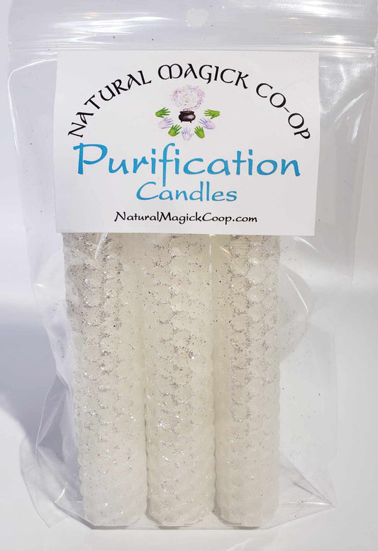 Purification Candles - Natural Magick Co-op