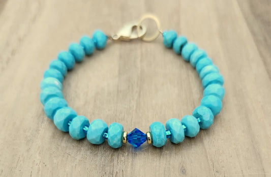 Healing bracelet of vintage Turquoise beads