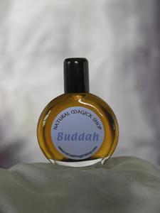 Buddha oil photo by Sharon Jenkins - Natural Magick Shop