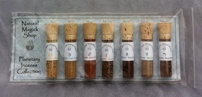 Planetary Incenses Set of Seven - Natural Magick Shop