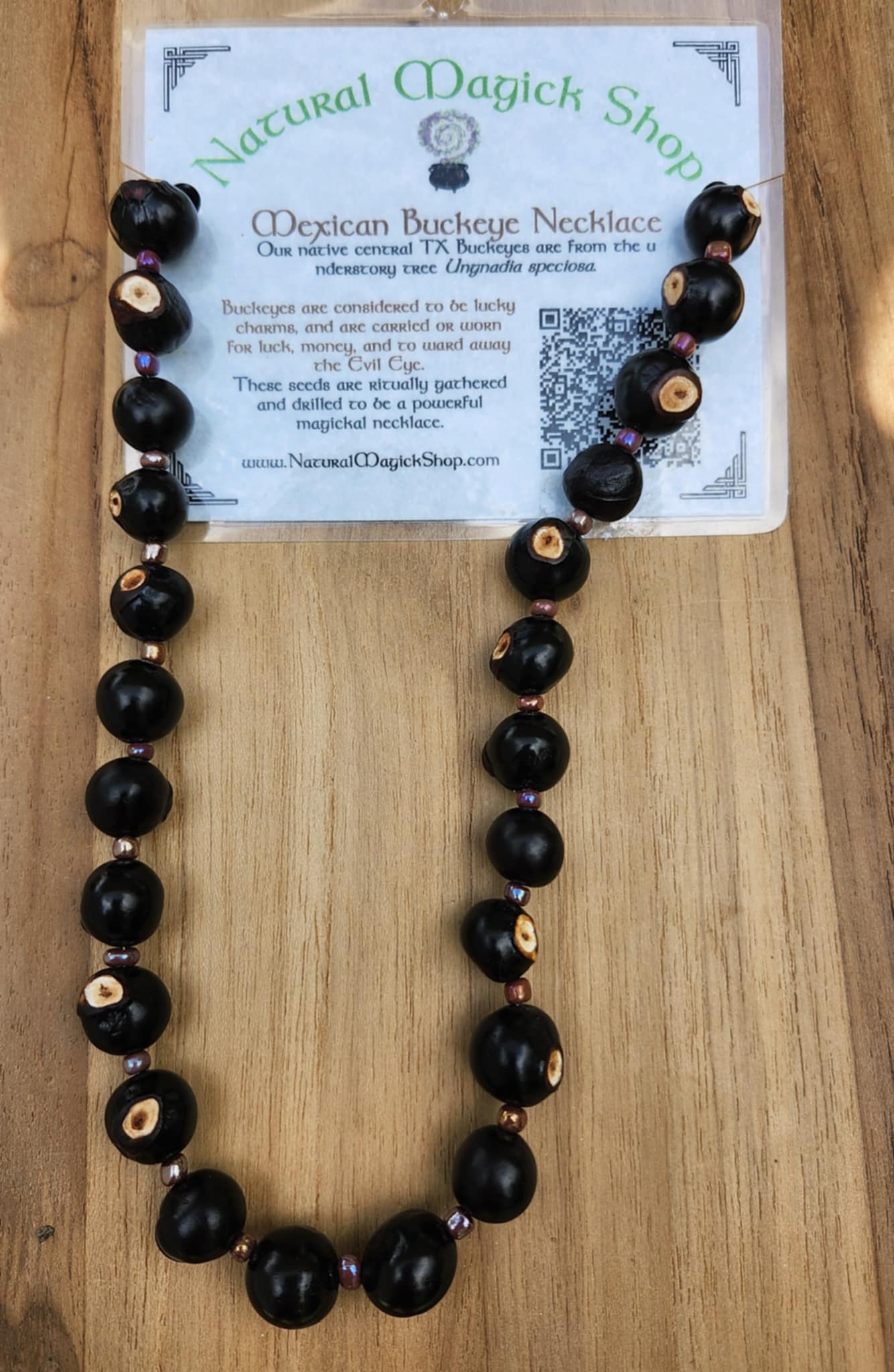 Mexican Buckeye necklace