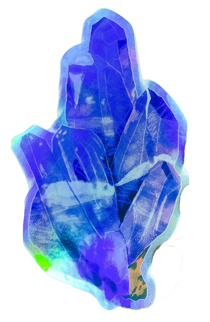 Amethyst Cluster Sticker