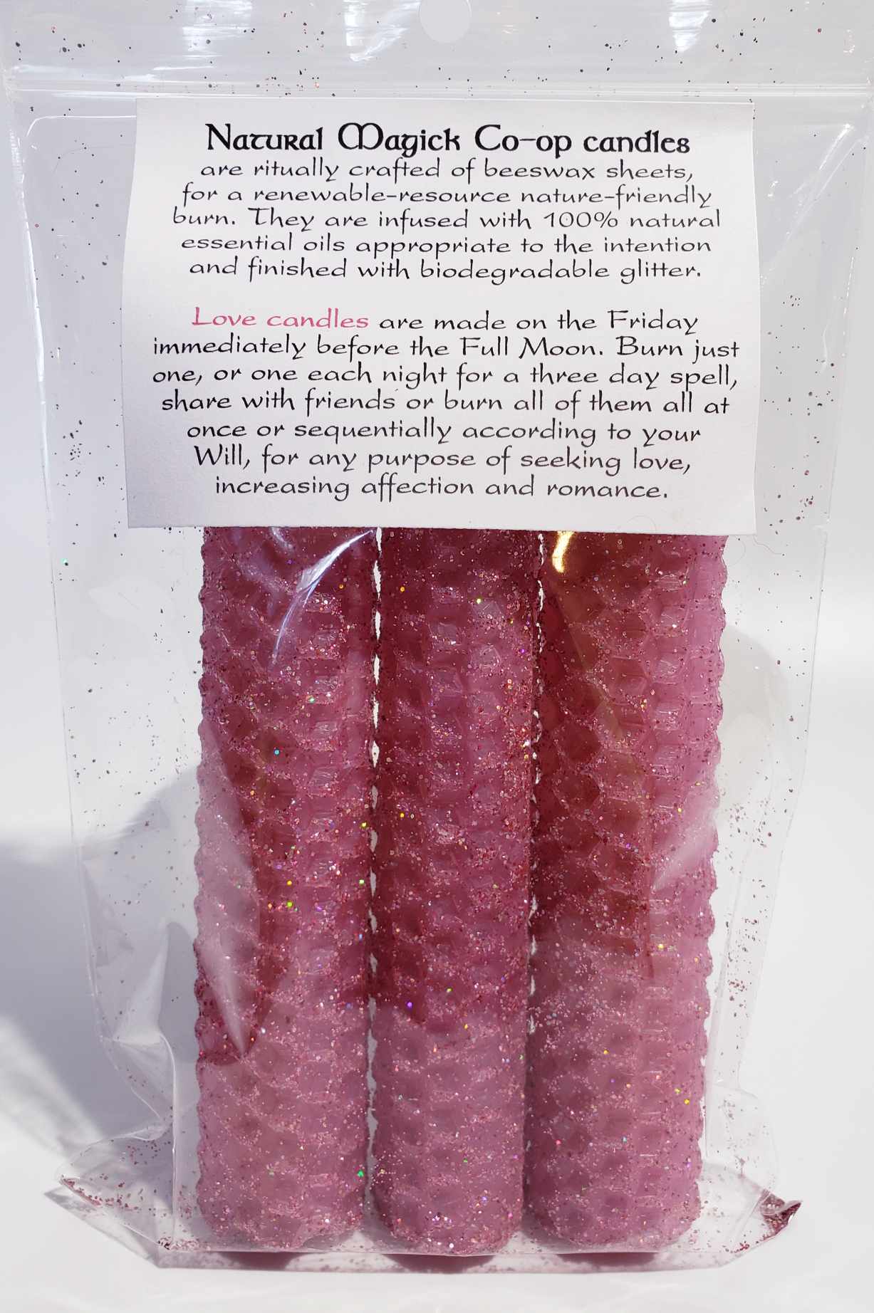 Love Candles - Natural Magick Co-op