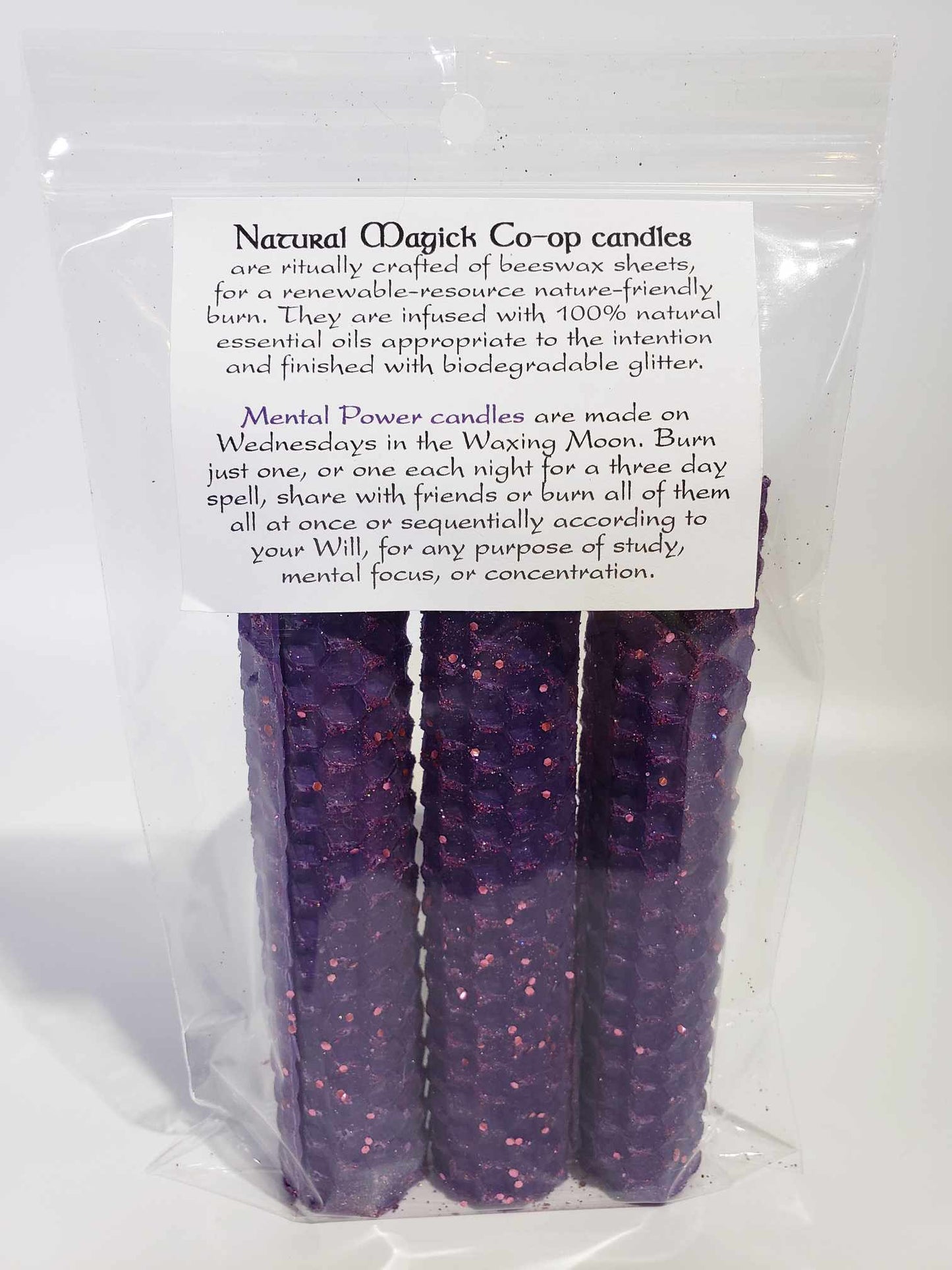 Mental Power Candles - Natural Magick Co-op