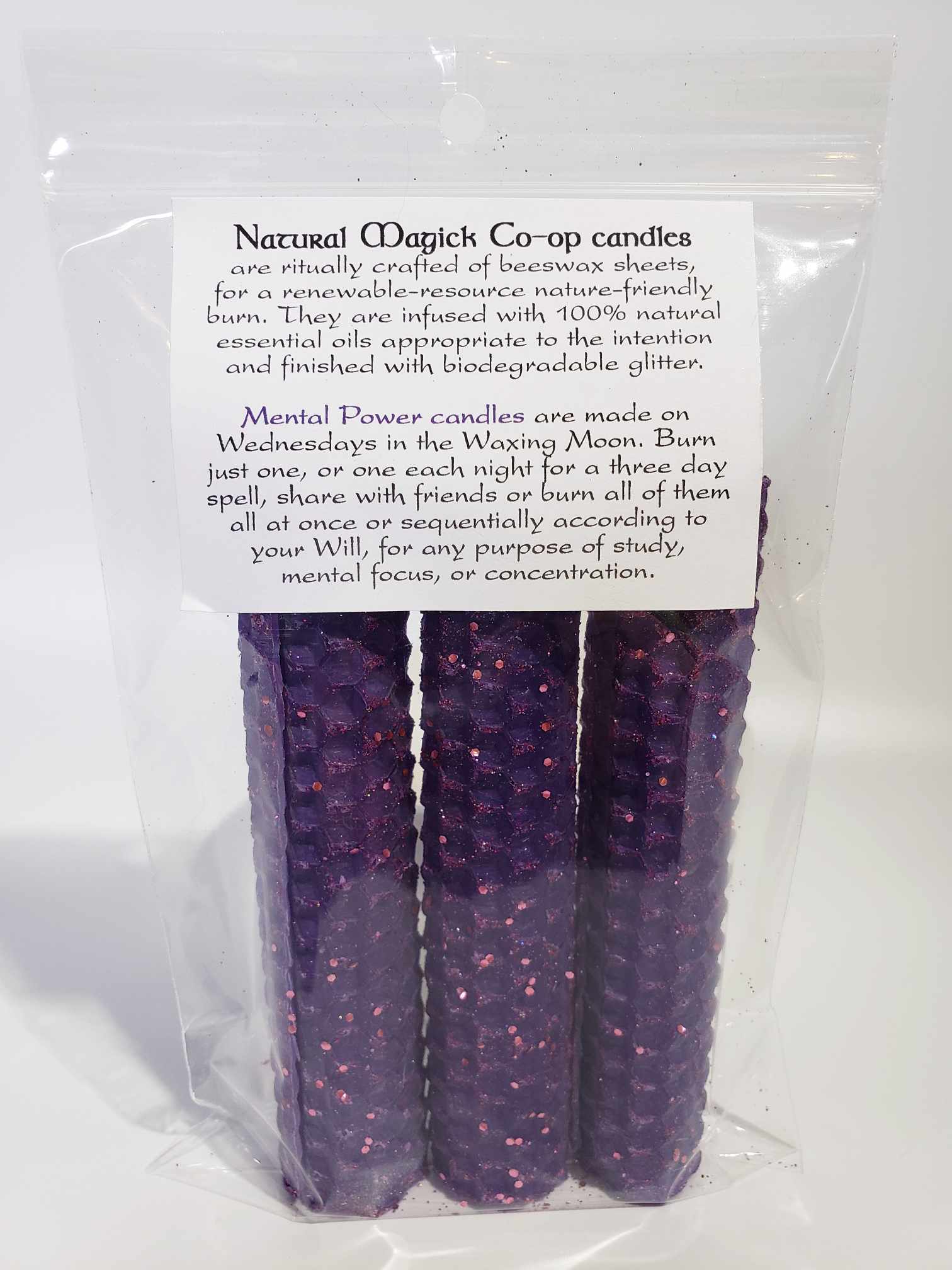Mental Power Candles - Natural Magick Co-op