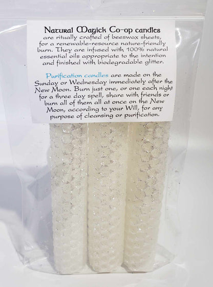 Purification Candles - Natural Magick Co-op