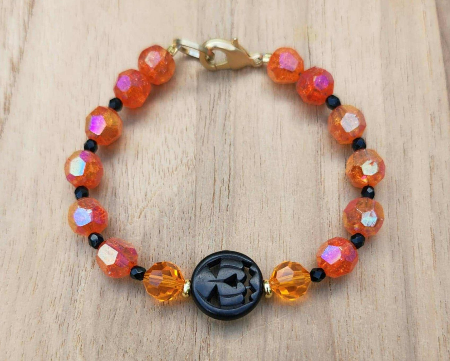 Black Jack Halloween bracelet