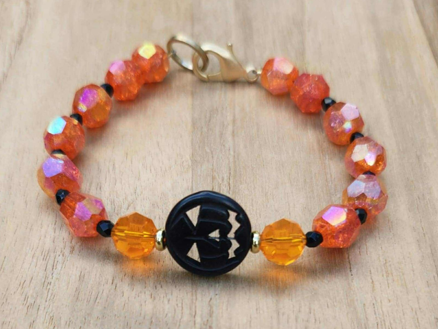 Black Jack Halloween bracelet