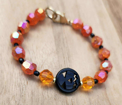 Black Jack Halloween bracelet