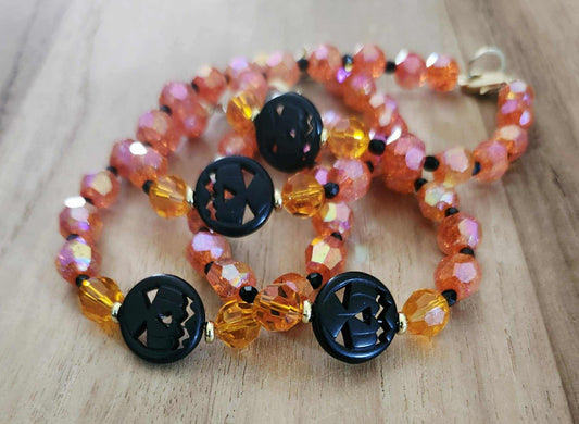 Black Jack Halloween bracelet