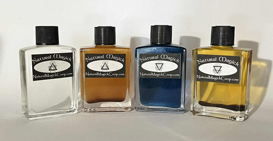 Elemental oils set of Four 1/2 oz bottles