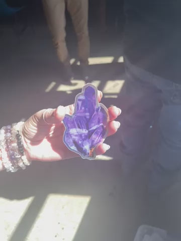 Amethyst Cluster Sticker