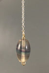 rainbow fluorite bead pendulum made on fall EQUINOX