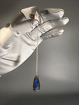 labradorite teardrop pendulum blue flash fall equinox