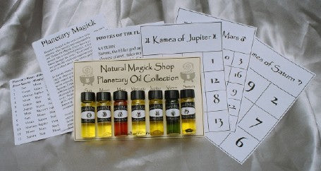 Planetary oils Set of Seven - Natural Magick Shop