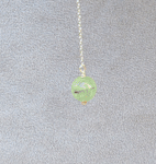 Prehnite bead Pendulum