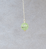 Prehnite bead Pendulum