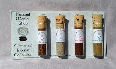Elemental Incenses Set of Four - Natural Magick Shop