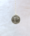 wrapped rainbow fluorite sphere pendulum - Natural Magick Shop