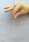 Swarovski clear ab pendulum small - Natural Magick Shop