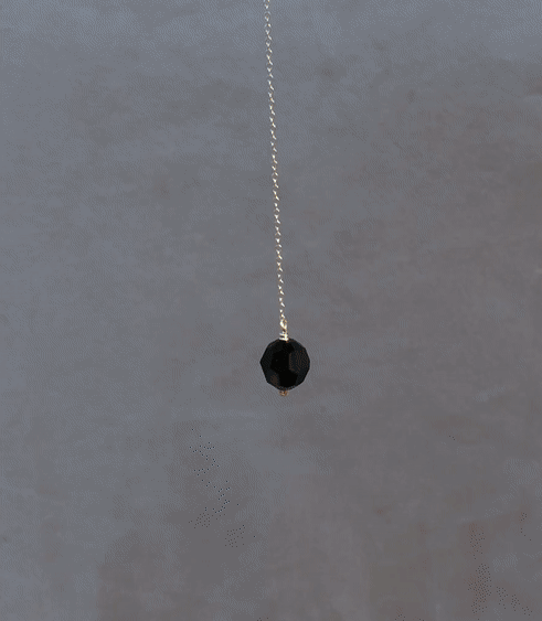 Swarovski Glass Black Pendulum