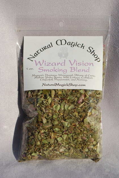 Wizard Vision Smoking Blend - Natural Magick Shop